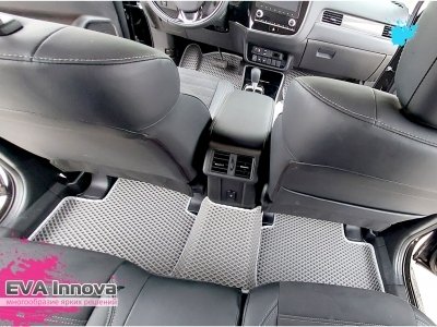 Коврики EVA 3D c бортами для Mitsubishi Outlander III 2012 - 2018