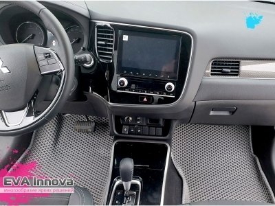 Коврики EVA 3D c бортами для Mitsubishi Outlander III 2012 - 2018