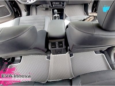 Коврики EVA 3D c бортами для Mitsubishi Outlander III 2012 - 2018