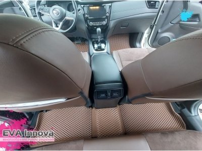 Коврики EVA 3D c бортами для Nissan Qashqai J11 (питерский) 2016 - наст. время