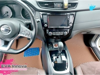 Коврики EVA 3D c бортами для Nissan Qashqai J11 (питерский) 2016 - наст. время