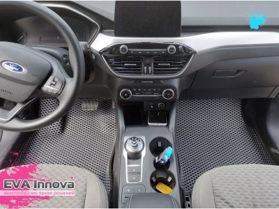 Коврики EVA 3D c бортами для Ford Escape IV 2019 - наст. время  