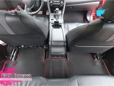 Коврики EVA 3D c бортами для Honda Civic X (5 дверей) 2015 - 2021