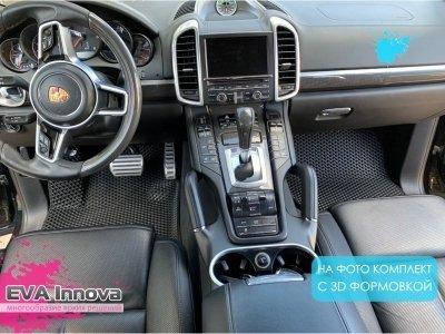 Коврики EVA 3D c бортами для Porsche Cayenne 2010 - 2017