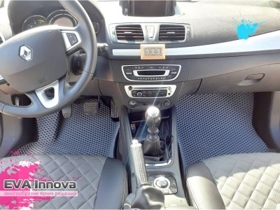 Коврики EVA 3D c бортами для Renault Megane III (3-х дверный) 2008 - 2017