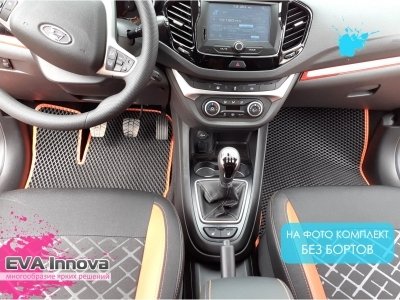 Коврики EVA 3D c бортами для Lada Vesta 2015 - наст. время