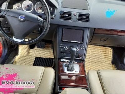 Коврики EVA 3D c бортами для Volvo XC90 2002 - 2015