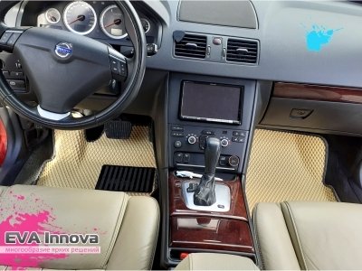 Коврики EVA 3D c бортами для Volvo XC90 7 мест 2002 - 2015