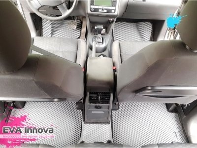 Коврики EVA 3D c бортами для Volkswagen Caddy 2004 - 2015