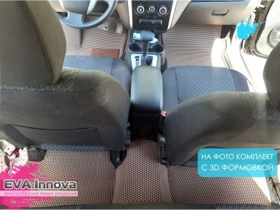 Коврики EVA 3D c бортами для Datsun mi-Do 2014 - 2020