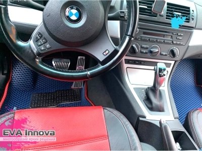 Коврики EVA 3D c бортами для BMW Х3 (E83) 2004 - 2010