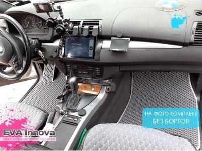 Коврики EVA 3D c бортами для BMW Х5 (E53) 2000 - 2007