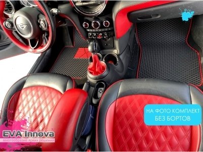 Коврики EVA 3D c бортами для Mini Hatch F56 2014 - наст. время