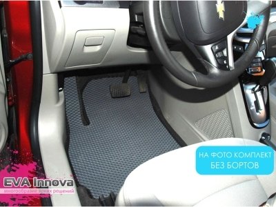 Коврики EVA 3D c бортами для Chevrolet Orlando 5 мест 2010 - 2015