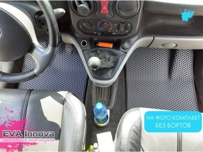 Коврики EVA 3D c бортами для Fiat Doblo Cargo фургон 2005 - 2015