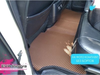 Коврики EVA 3D c бортами для Mitsubishi Pajero IV 2015 - наст. время