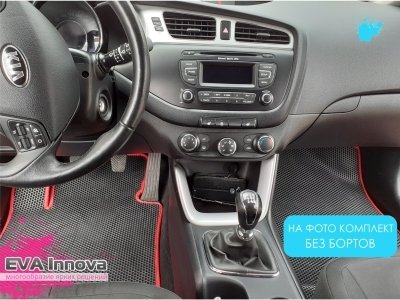 Коврики EVA 3D c бортами для Kia Ceed II JD (в т.ч. PRO) 2012-2019