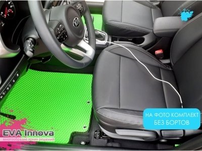 Коврики EVA 3D c бортами для Kia Rio IV X-Line 2017 - наст. время