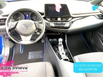 Коврики EVA 3D c бортами для Toyota CH-R 2016 - 2023