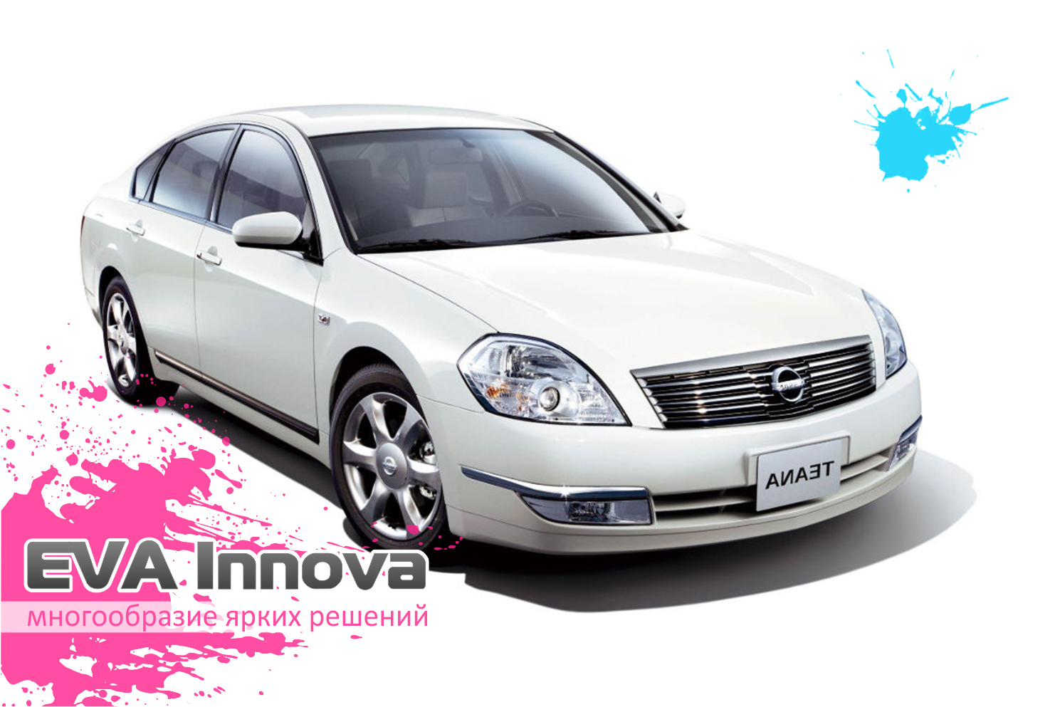 Купить коврики EVA 3D c бортами для Nissan Teana J31 2003 - 2008